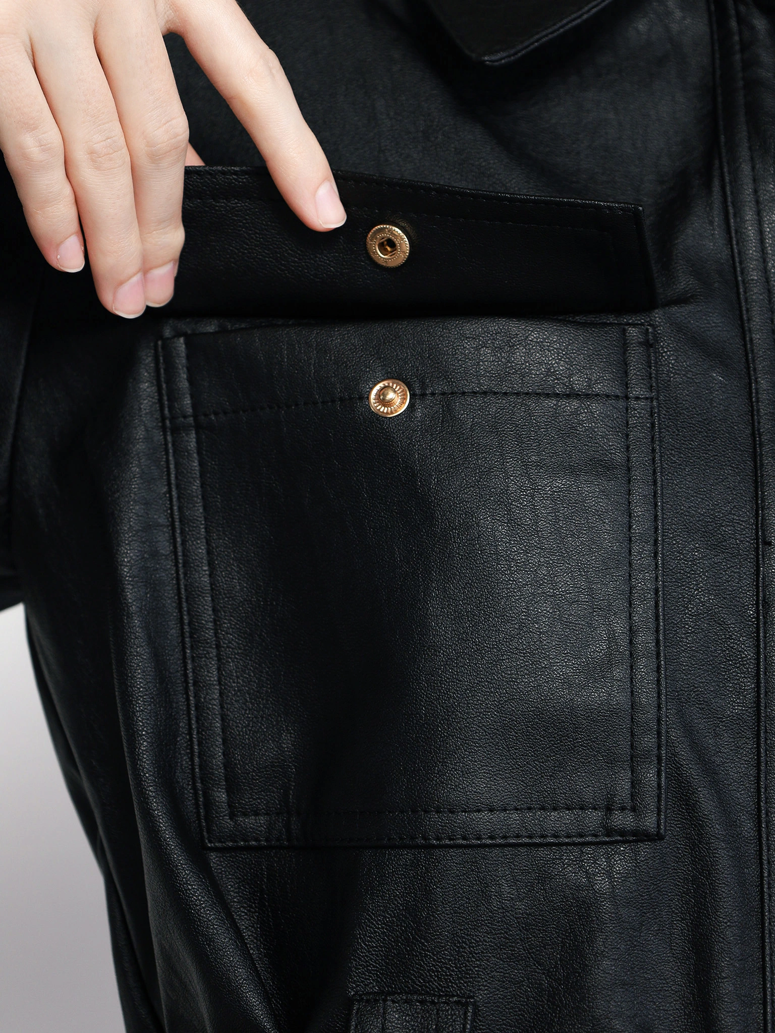 Куртка прямого кроя со съемным поясом